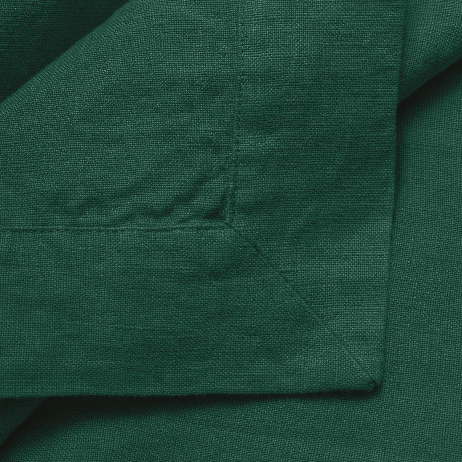 Forest Green Linen Tablecloth
