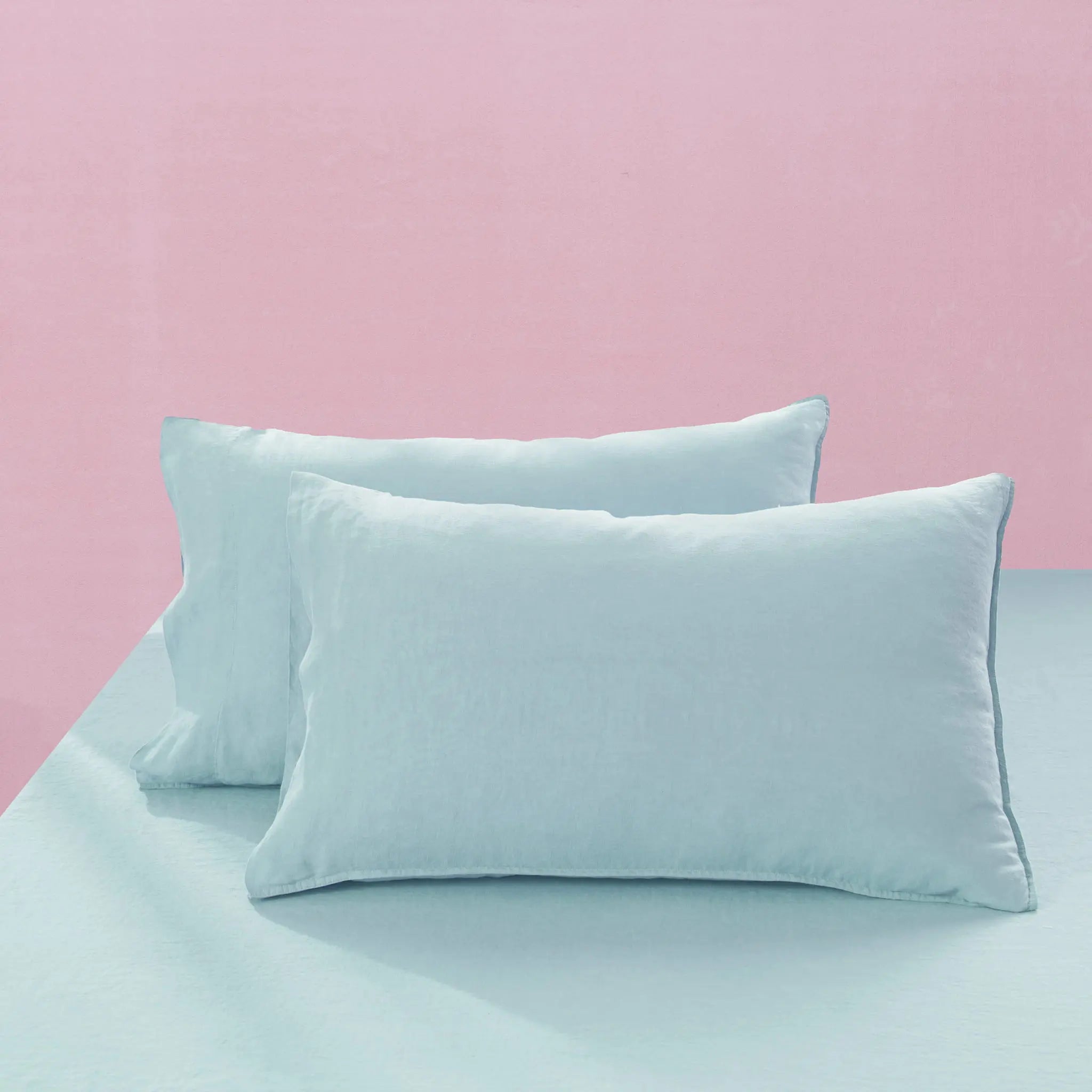 Aqua Linen Sheet Set - Linen Time
