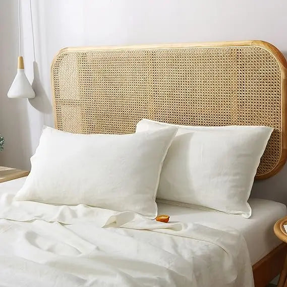 Cream Linen Sheet Set - Linen Time-3