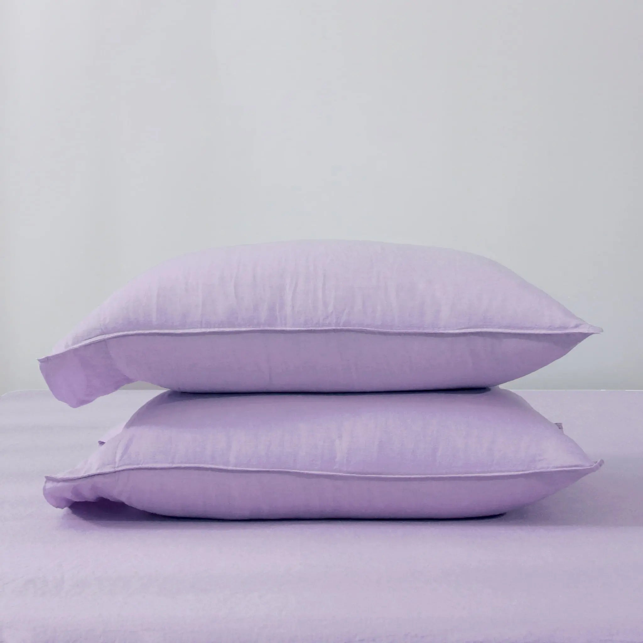 Lavender Linen Pillowcase Set - Linen Time