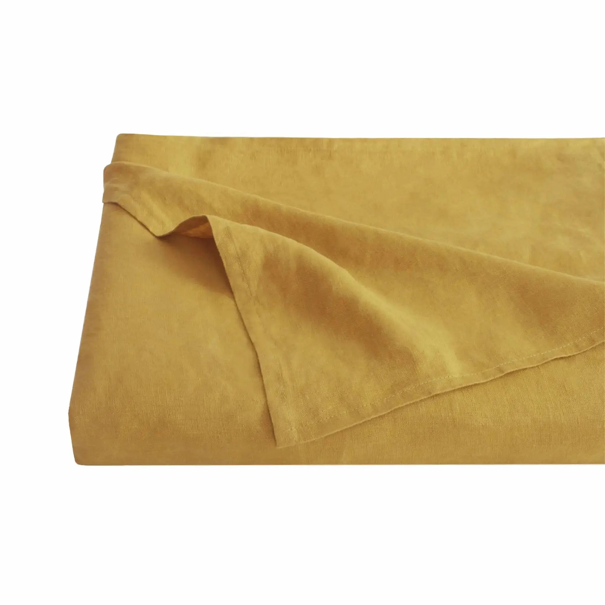 Pure Linen Fabric Curtains Clothing DIY Linen Fabric - Ginger - Linen Time #color_Ginger