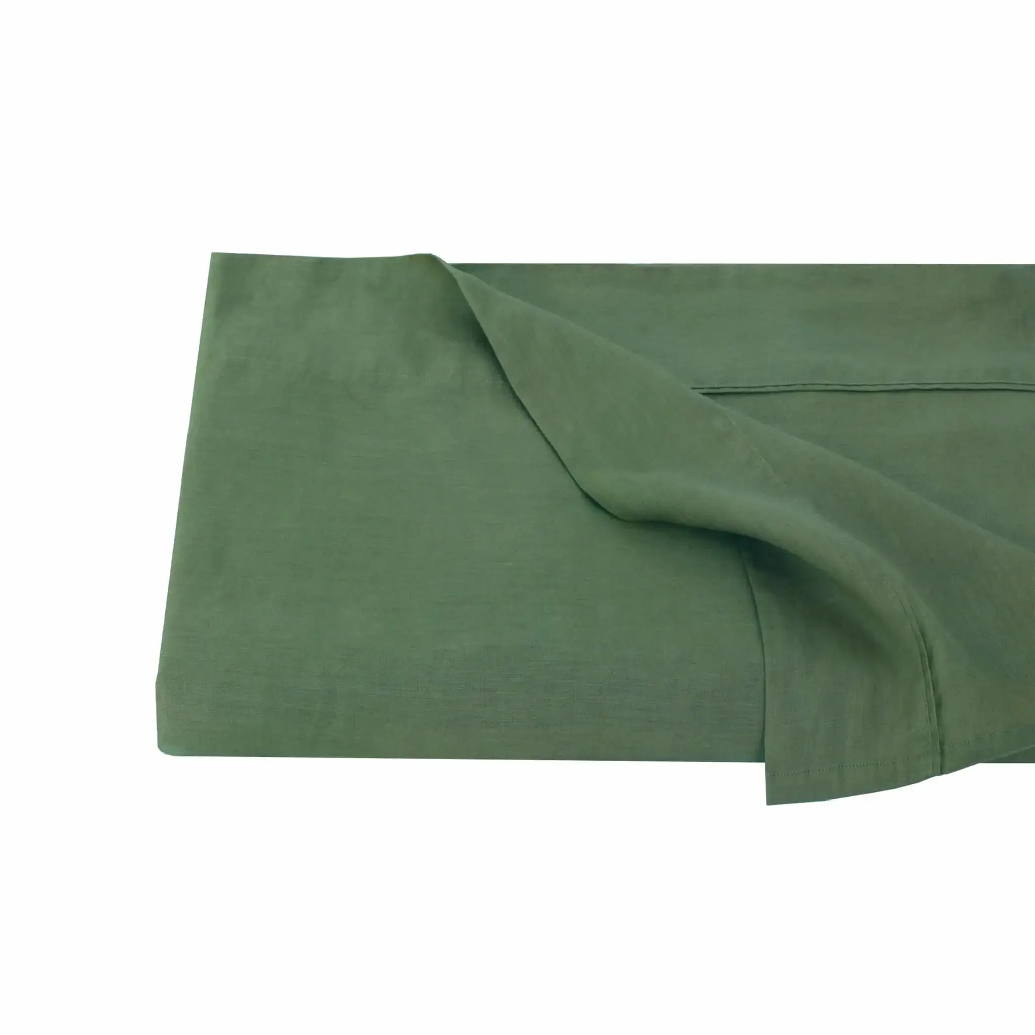 Pure Linen Fabric Curtains Clothing DIY Linen Fabric - Olive - Linen Time #color_Army Green