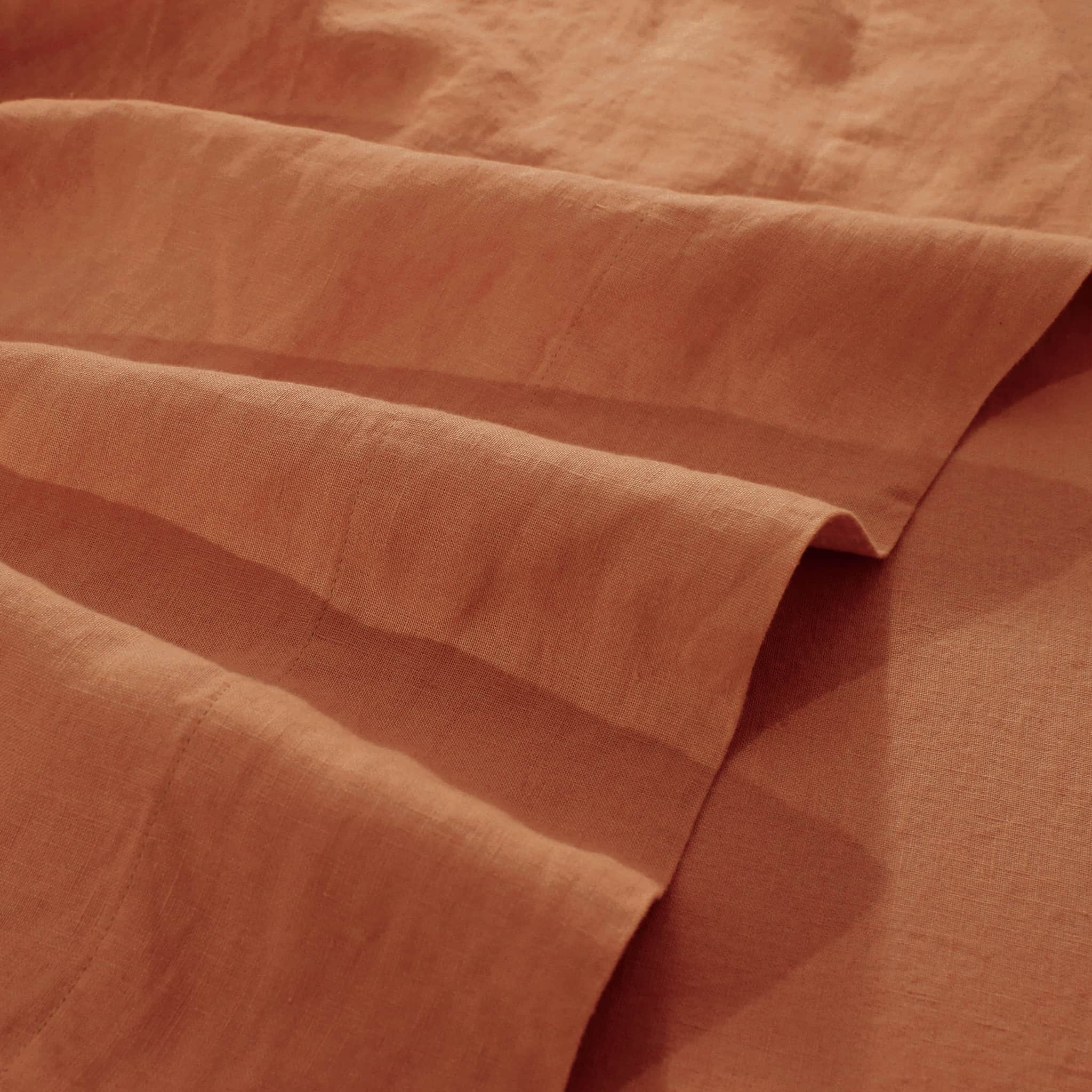 Pure Linen Fabric Curtains Clothing DIY Linen Fabric - Caramel - Linen Time #color_Caramel