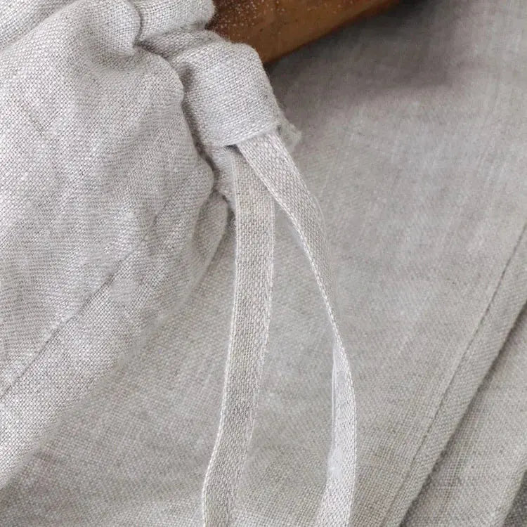 Natural Linen Bread Bag 2 Pcs - Linen Time