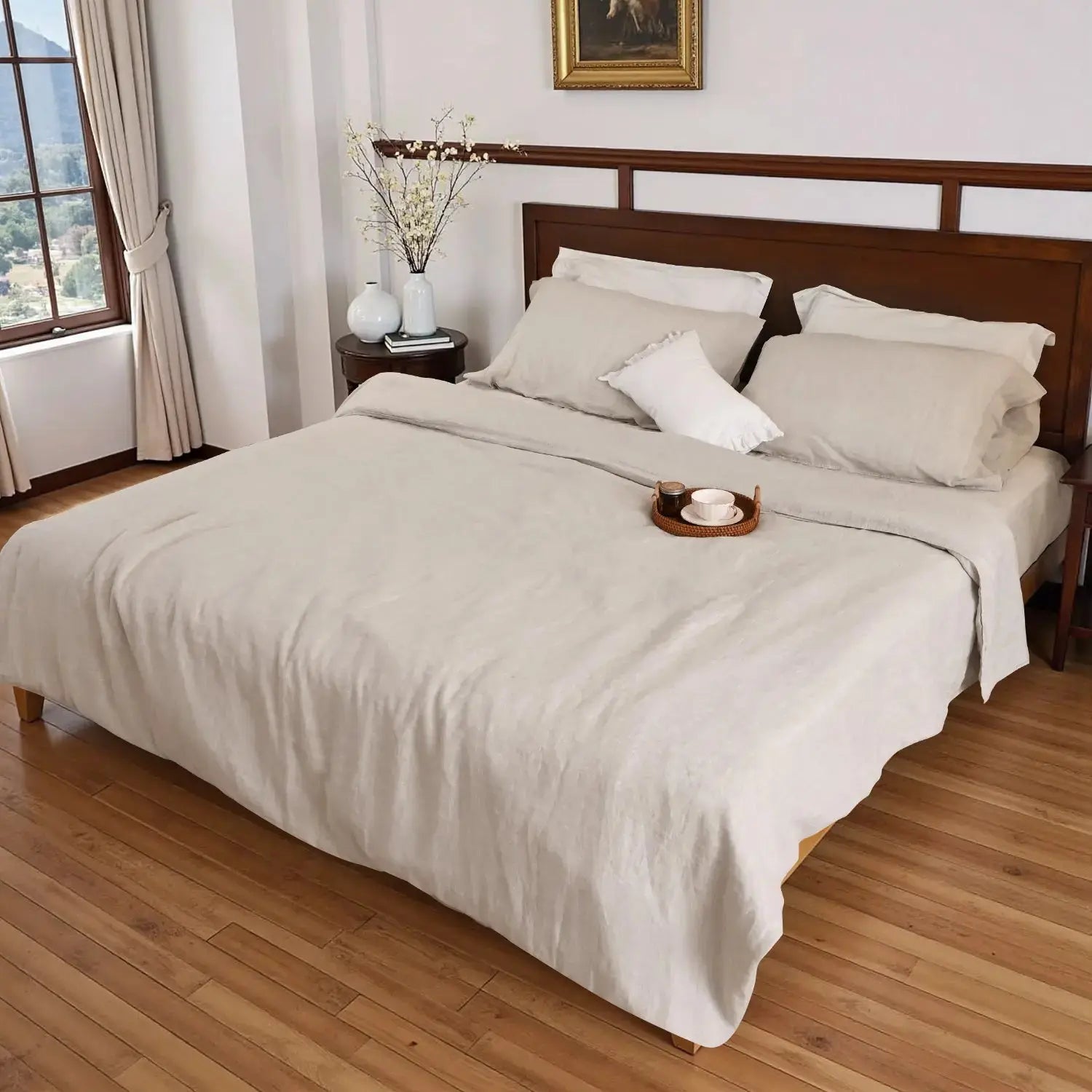 Natural Linen Duvet Cover - Linen Times
