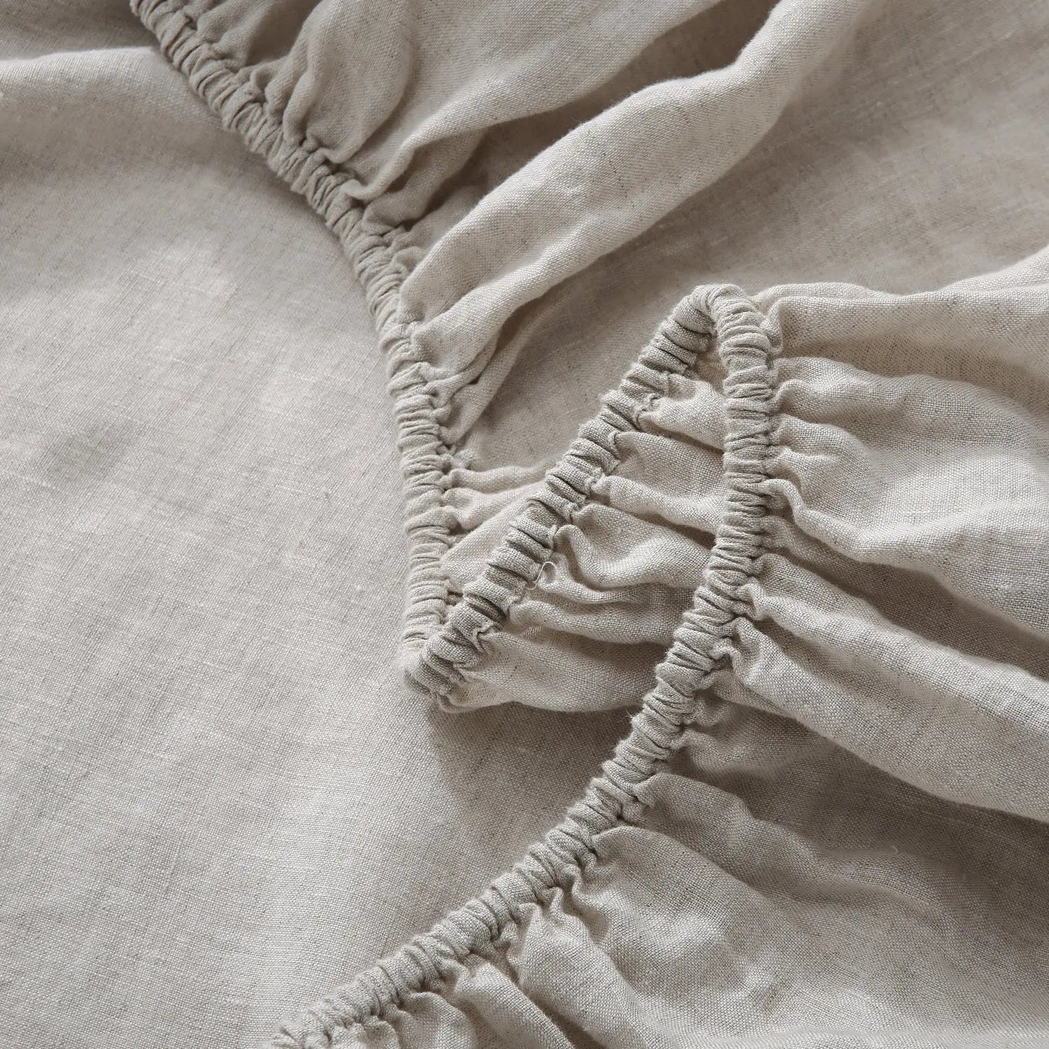 Natural Linen Fitted Sheet - Linen Times