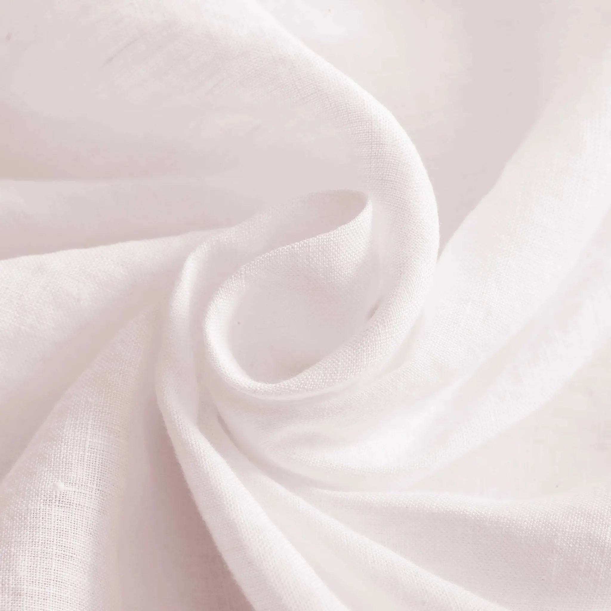 Pure Linen Fabric Curtains Clothing DIY Linen Fabric - Pinkish White - Linen Time #color_Pinkish White