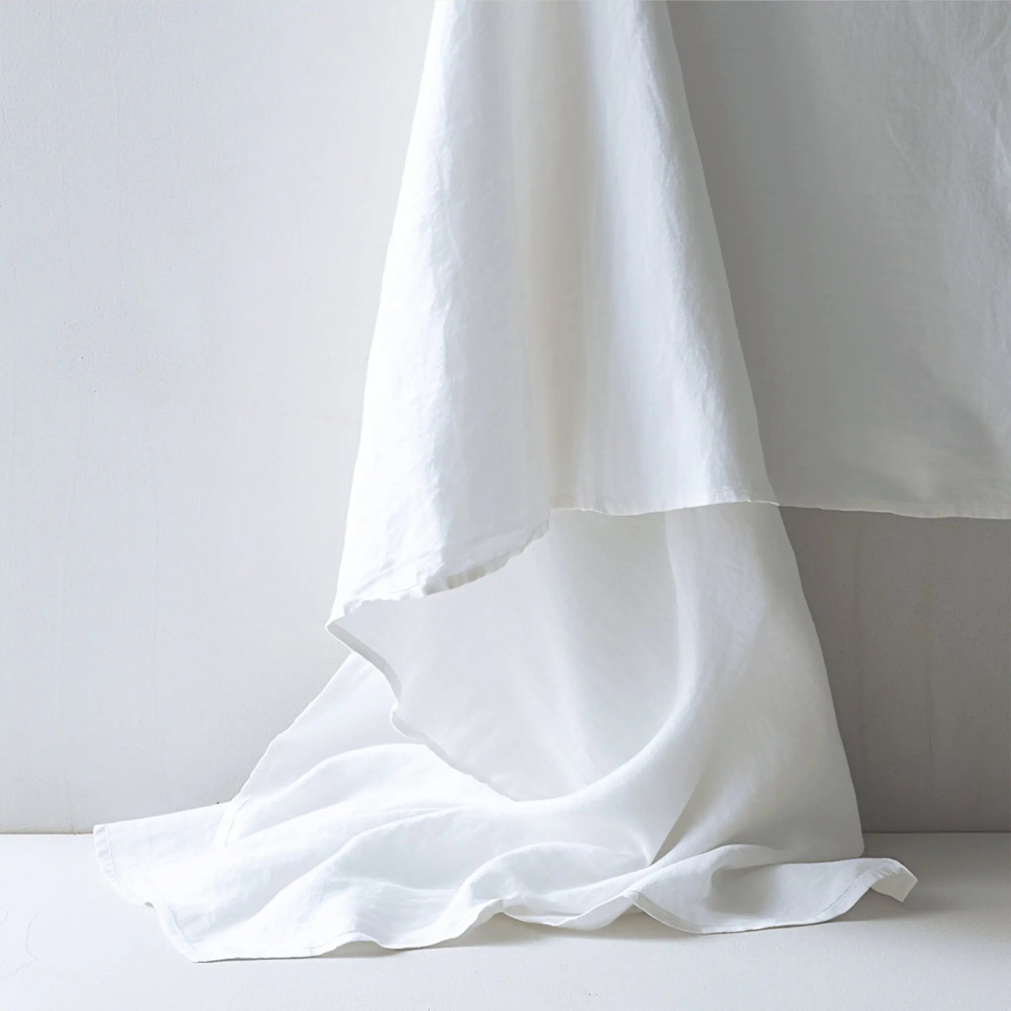 White Linen Tablecloth - Linen Time