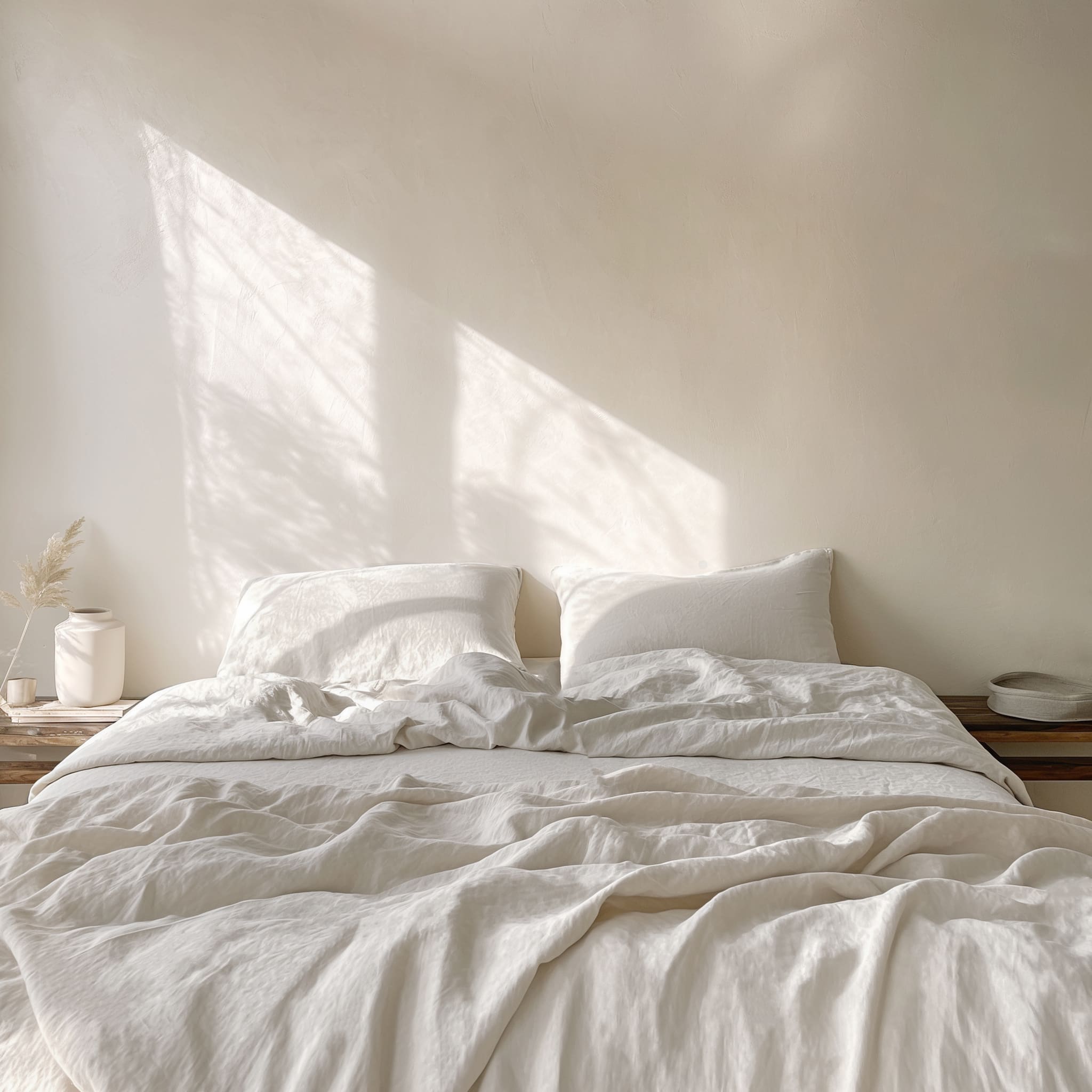 Natural Linen Flat Sheet - Linen Time