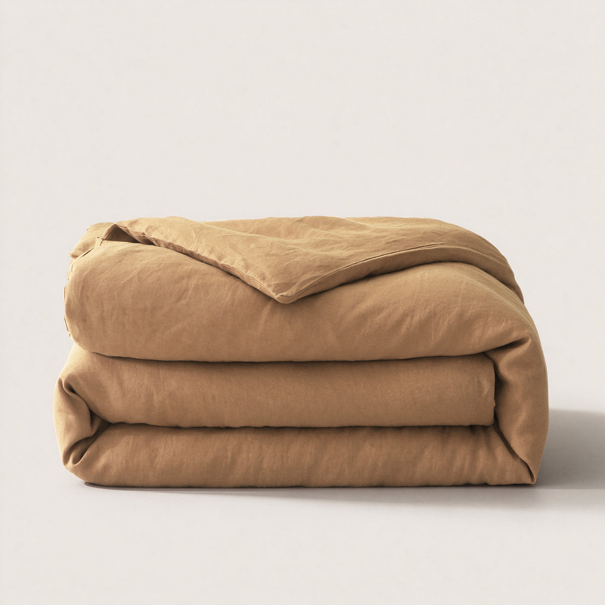 Sandy Beige Linen Duvet Cover