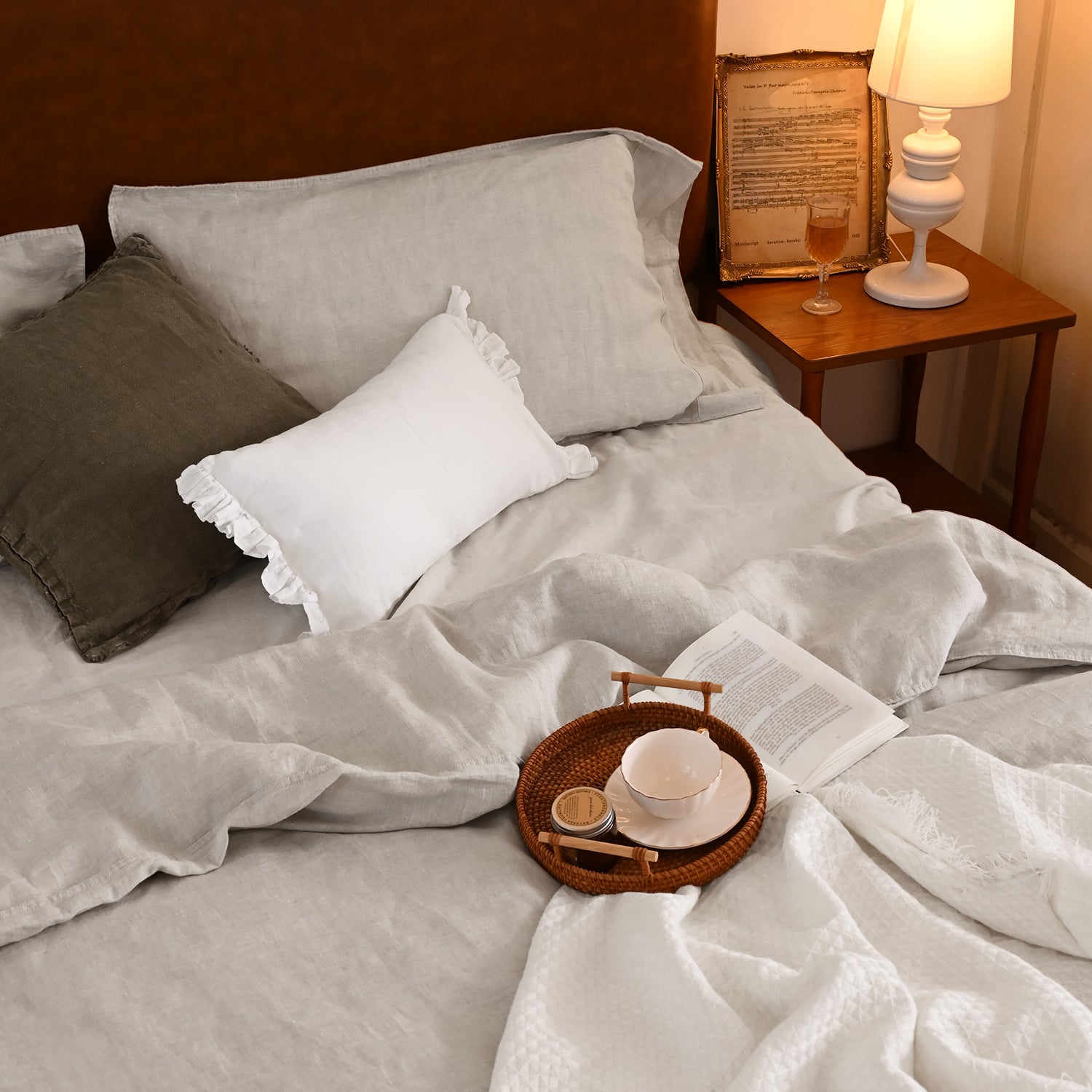 Natural Linen Duvet Cover