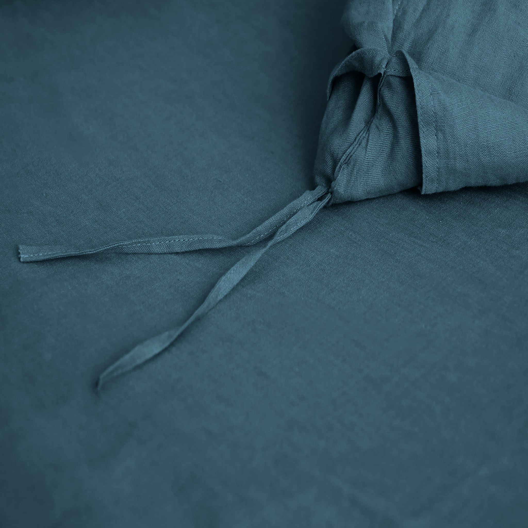 Emerald Green Linen Flat Sheet