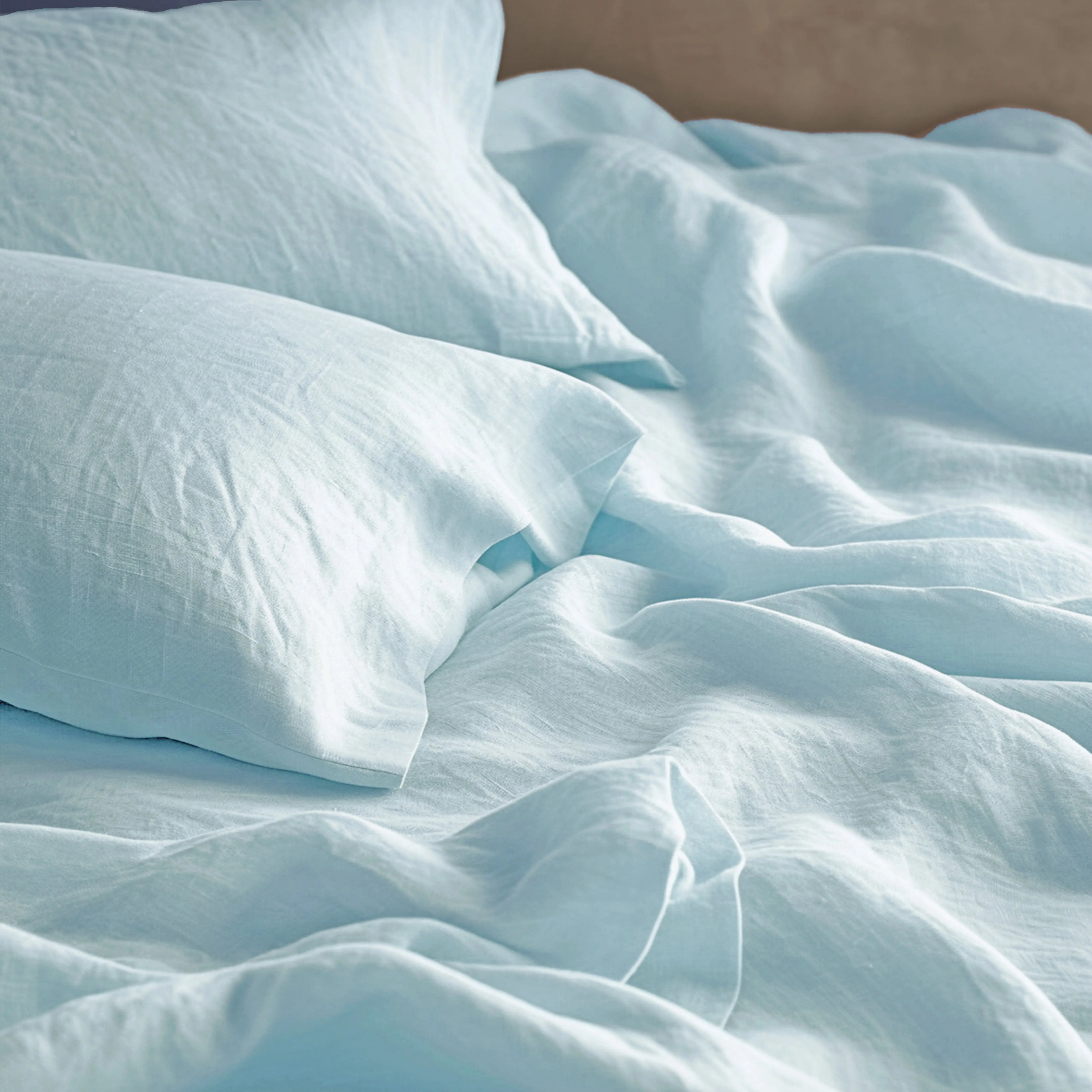 Aqua Linen Sheet Set - Linen Time