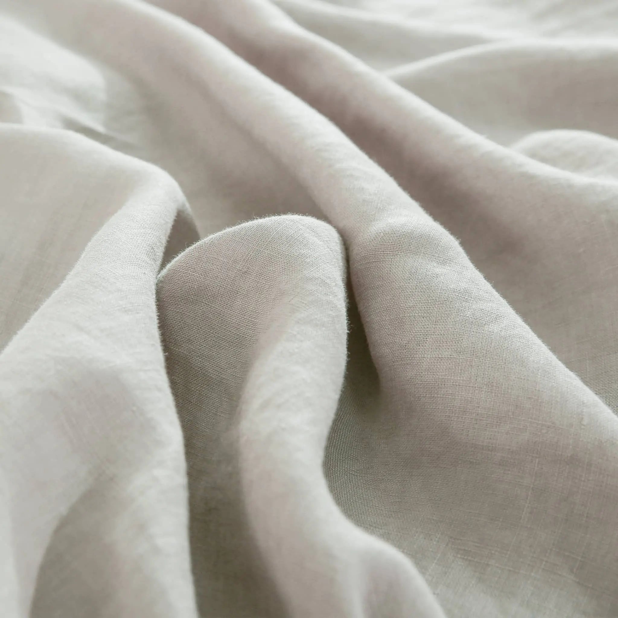 Khaki Linen Duvet Cover Set - Linen Times