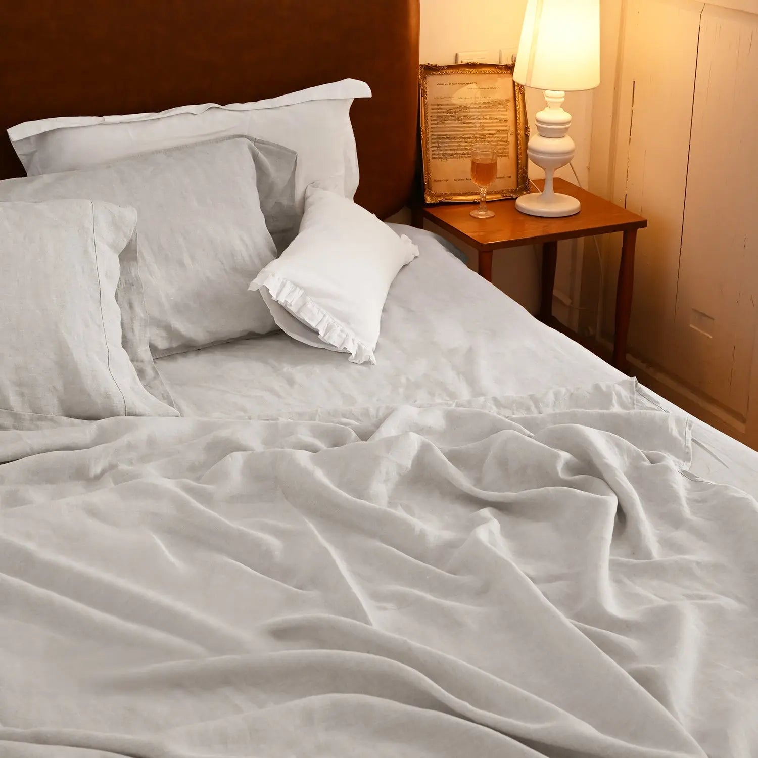 Natural Linen Flat Sheet - Linen Times