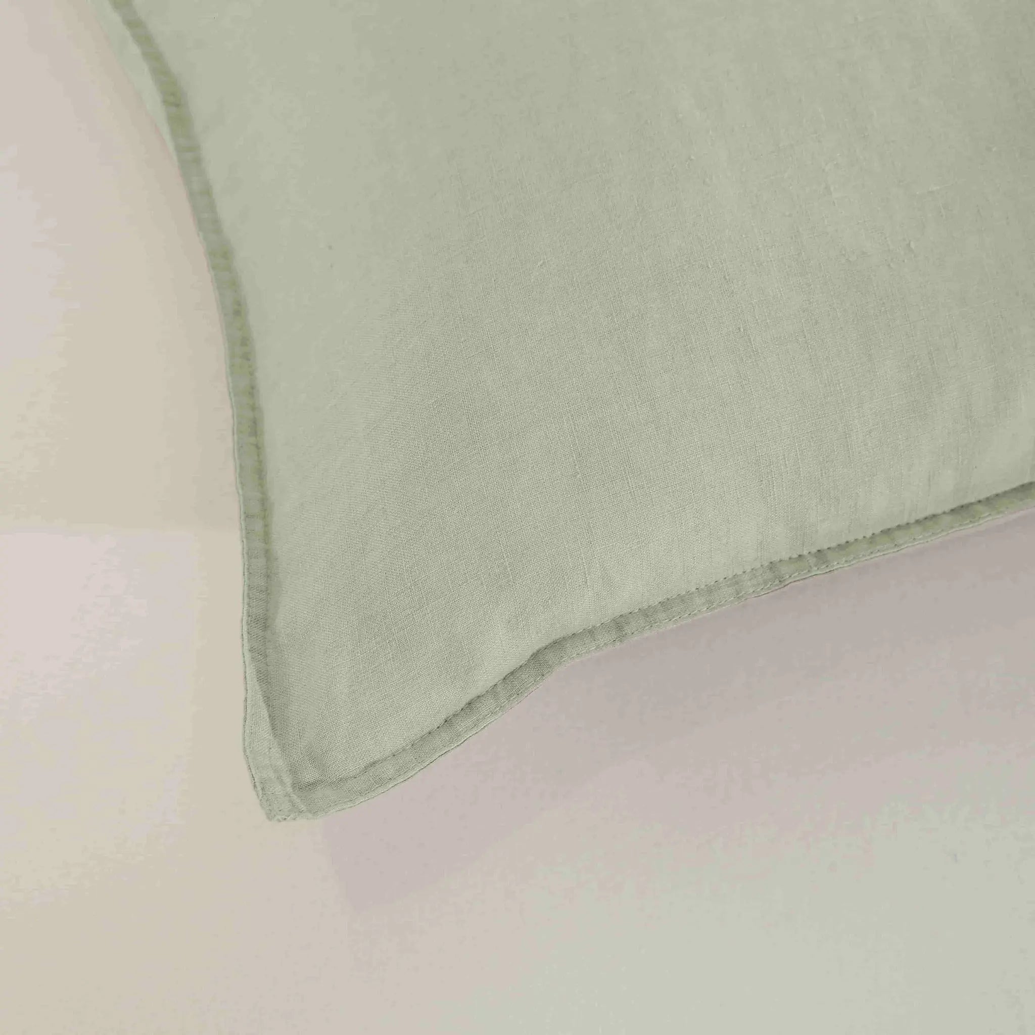 Sage Green Linen Pillowcase Set - Linen Times
