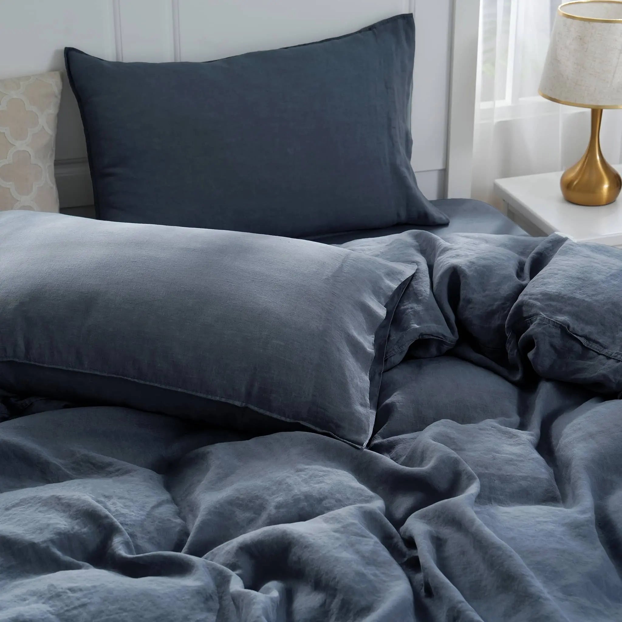Silver Grey Linen Pillowcase Set (Set Of 2) - Linen Time
