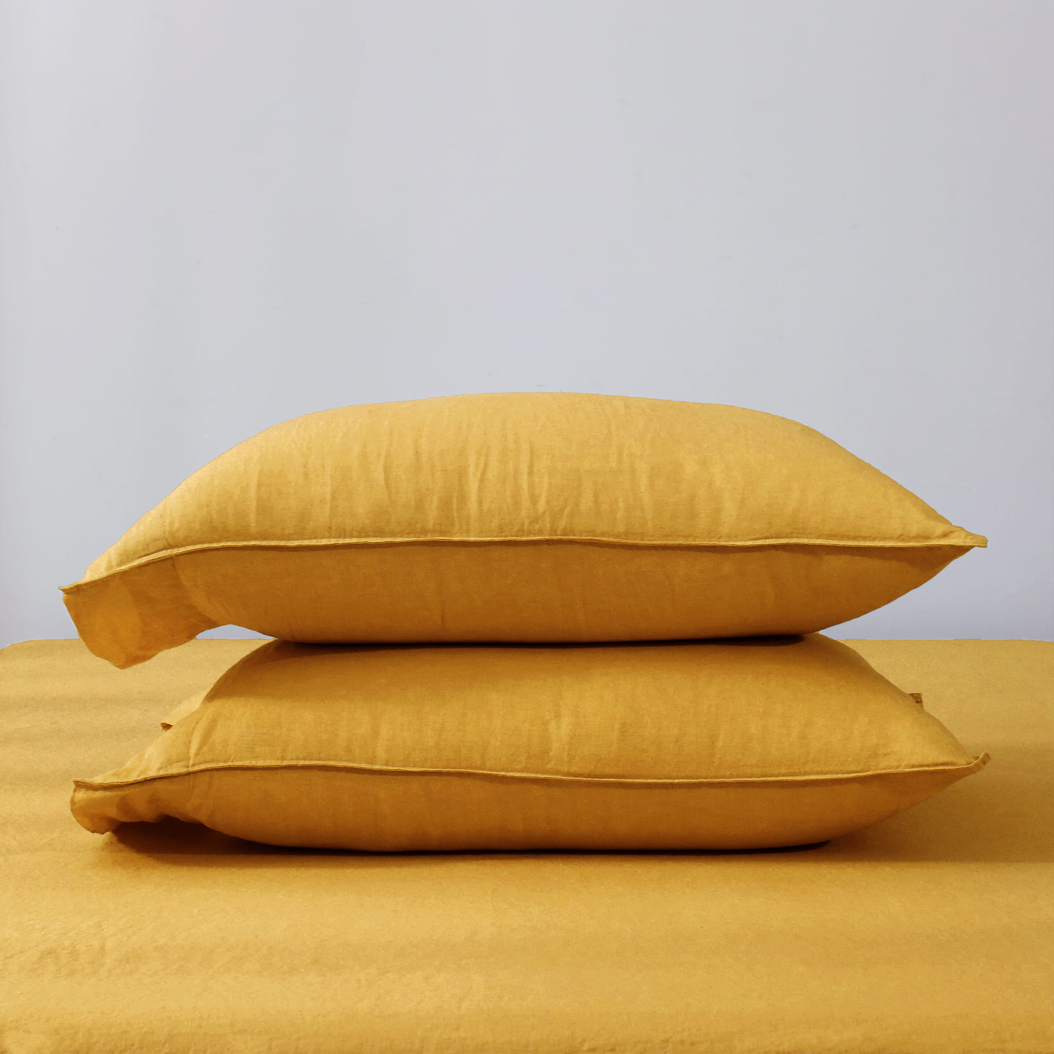 Ginger Linen Pillowcase Set - Linen Times