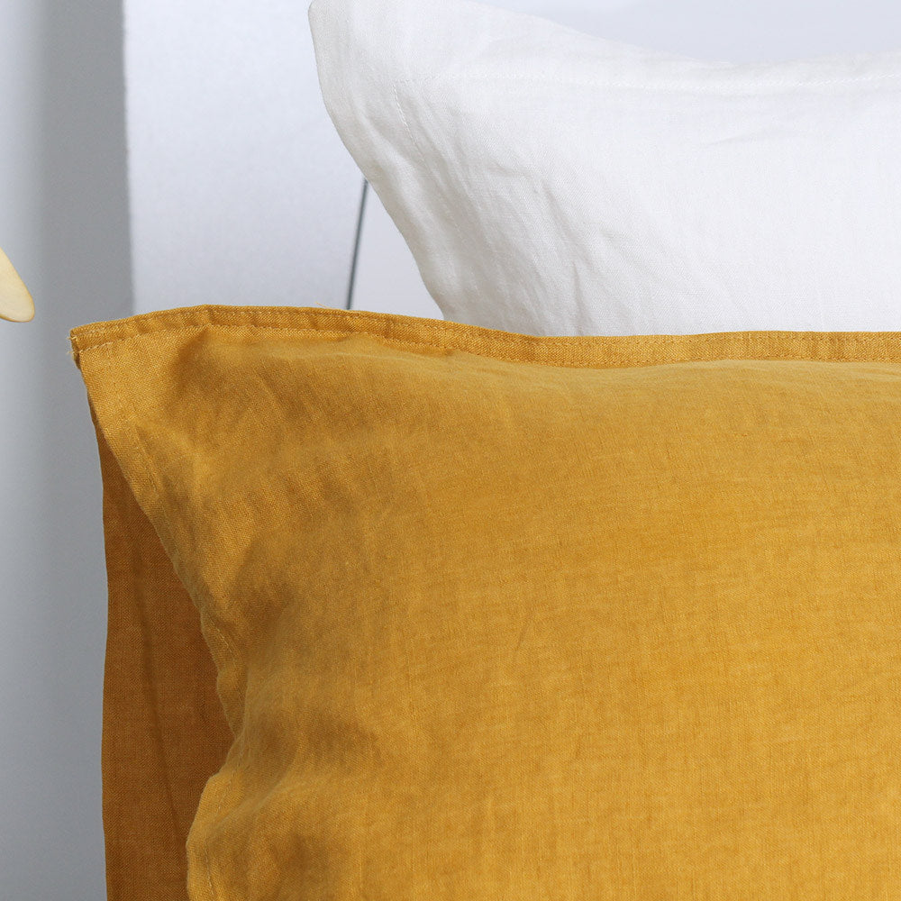 Ginger Linen Pillowcase Set - Linen Times