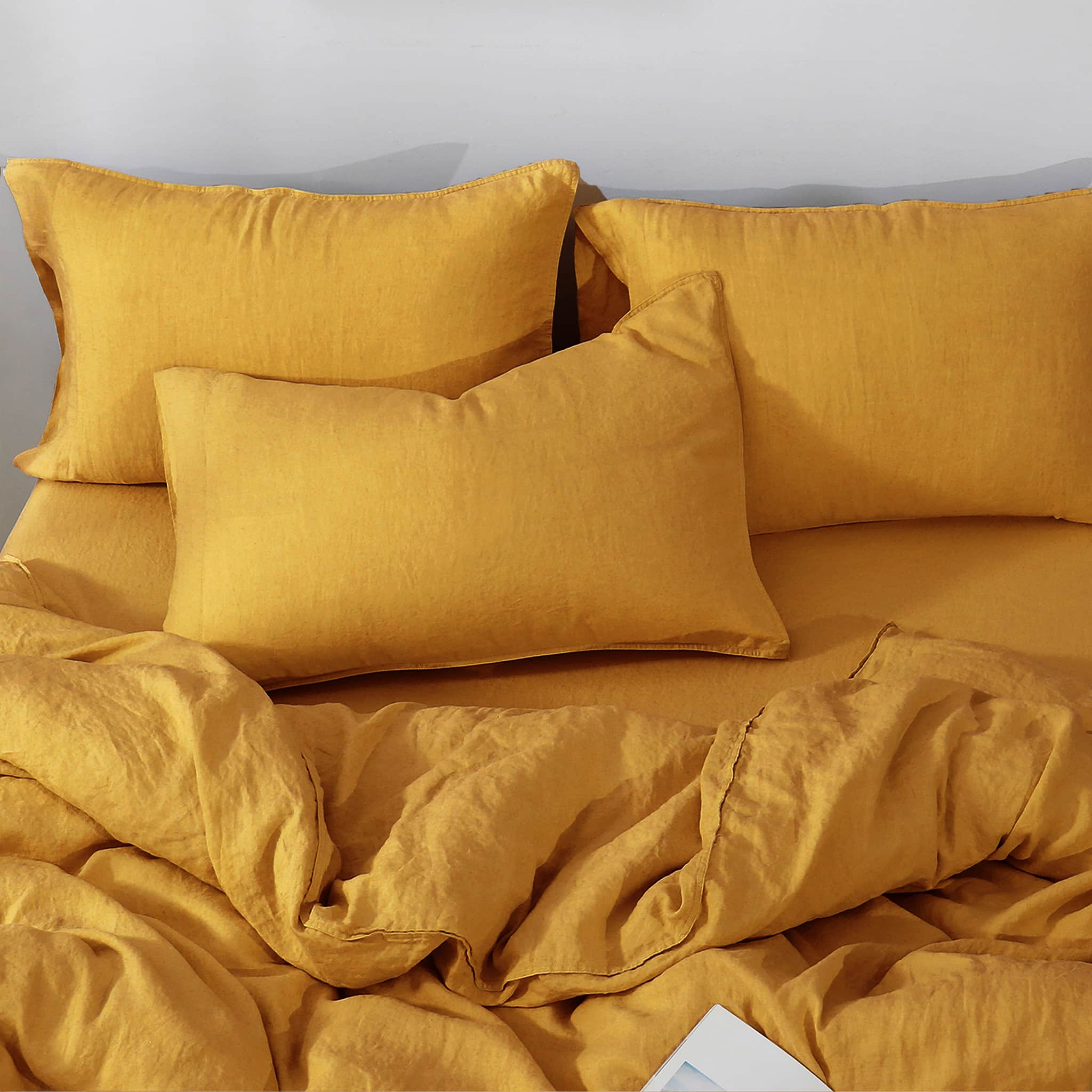 Ginger Linen Pillowcase Set - Linen Times