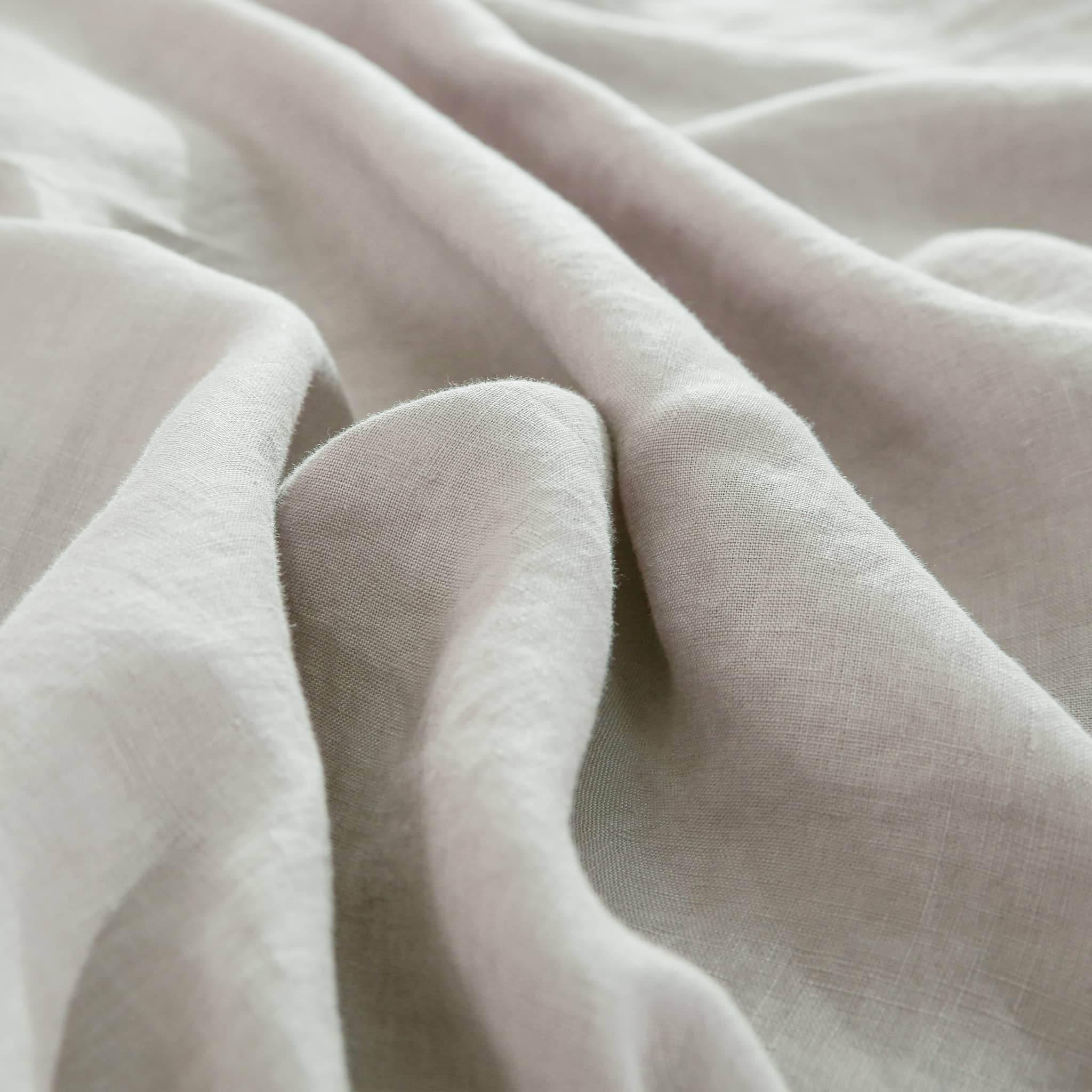 Khaki Linen Duvet Cover - Linen Times