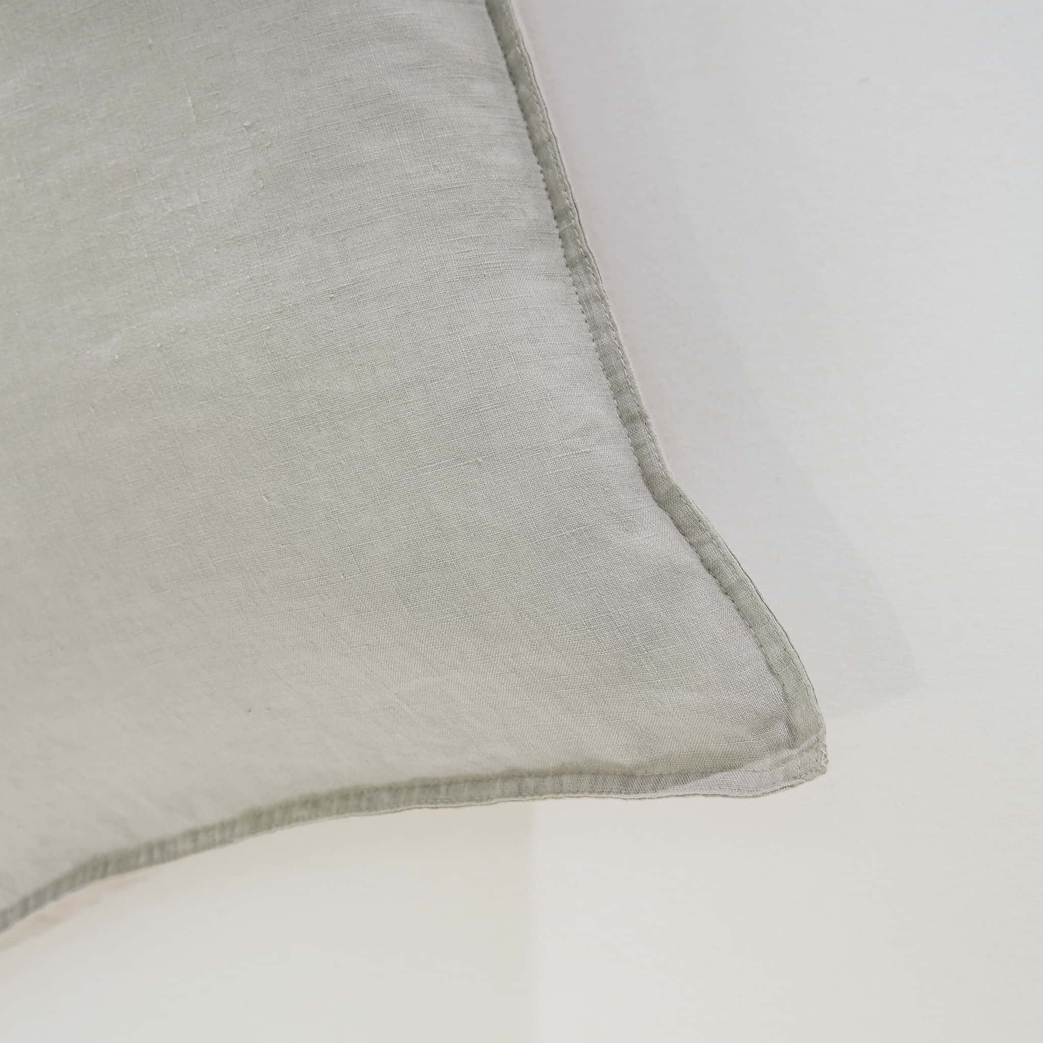 Khaki Linen Duvet Cover Set - Linen Times