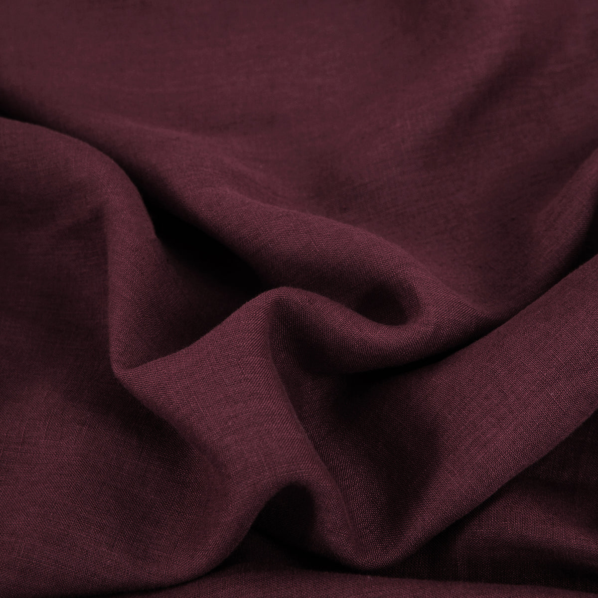 Merlot 100% Organic Linen Bed Skirt