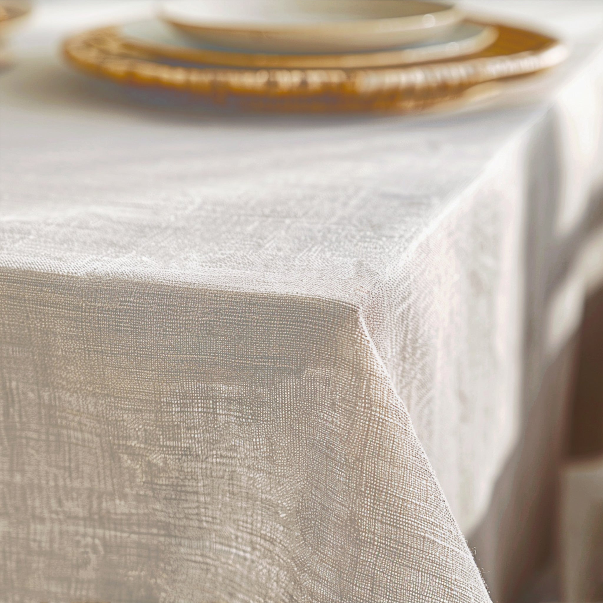 Natural Linen Tablecloth - Linen Time