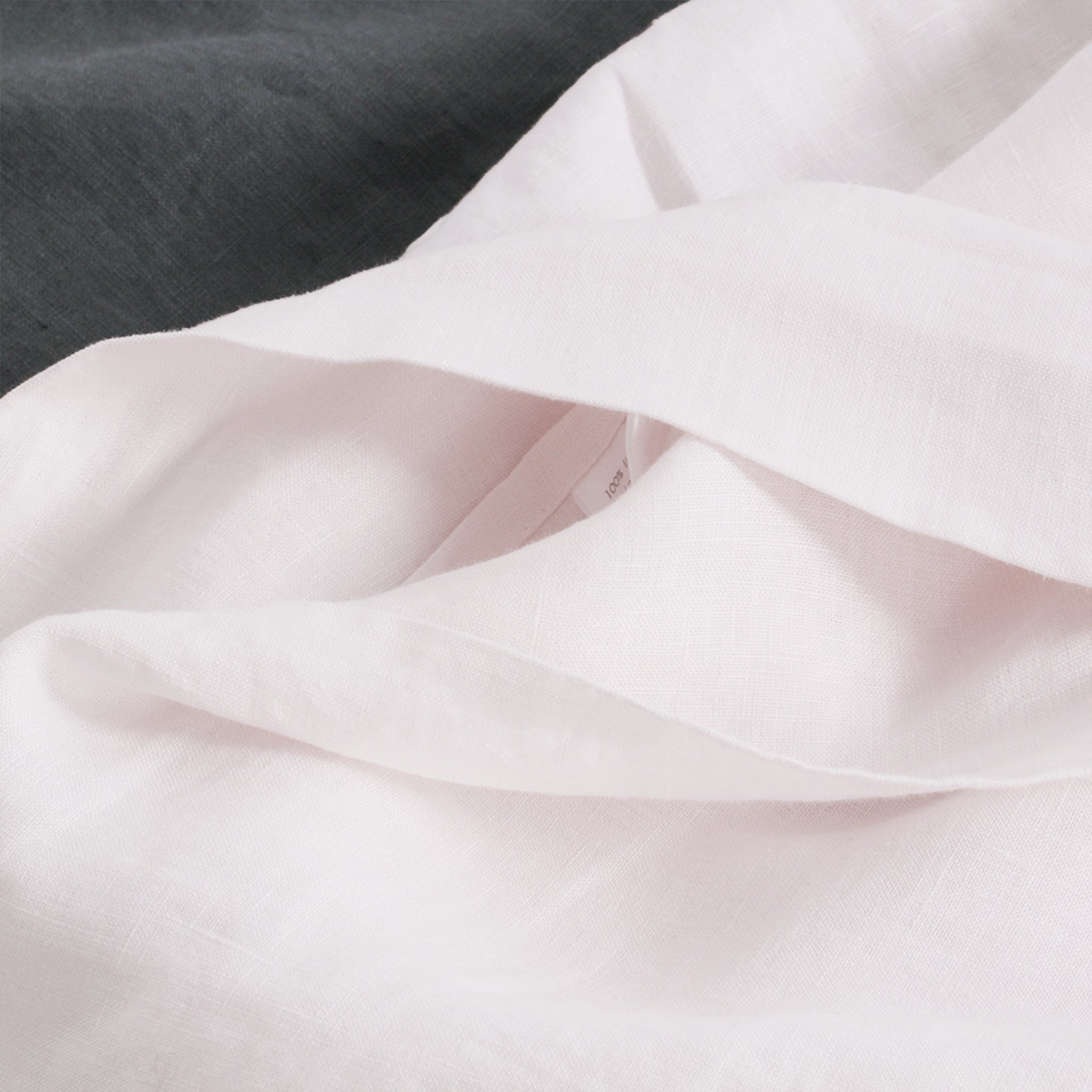 Pinkish White Linen Pillowcase Set (Set Of 2) - Linen Time