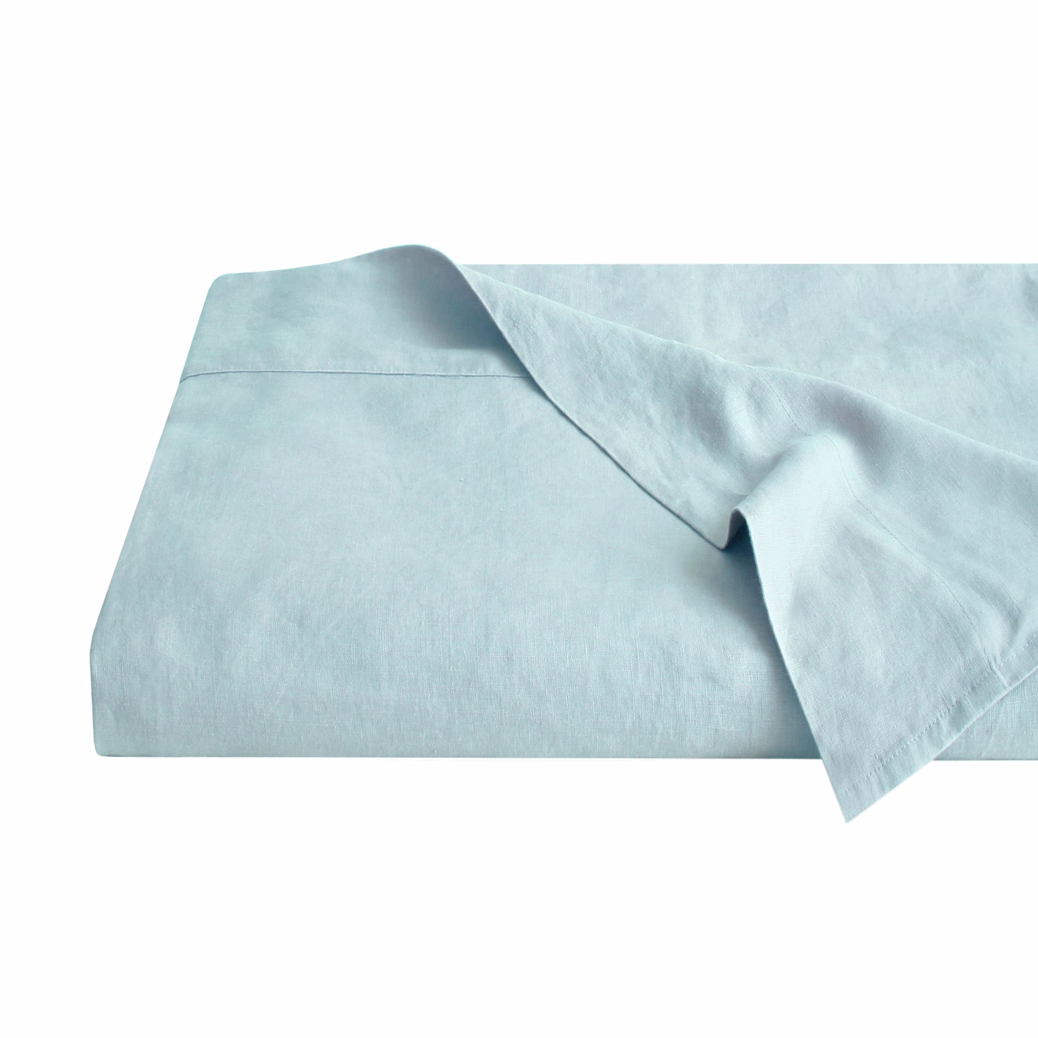 Pure Linen Fabric Curtains Clothing DIY Linen Fabric - Aqua - Linen Time #color_aqua