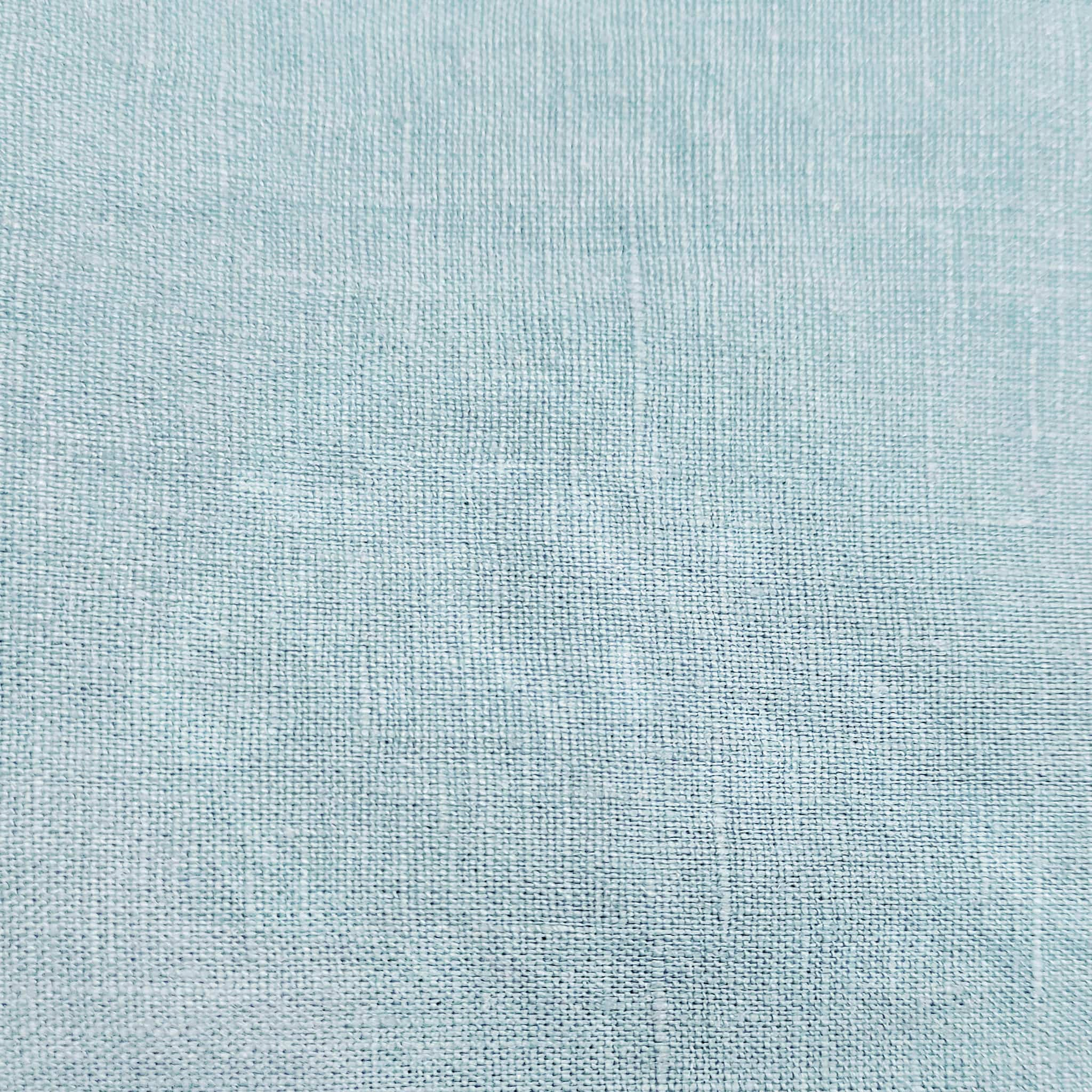 Pure Linen Fabric Curtains Clothing DIY Linen Fabric - Aqua - Linen Time #color_aqua