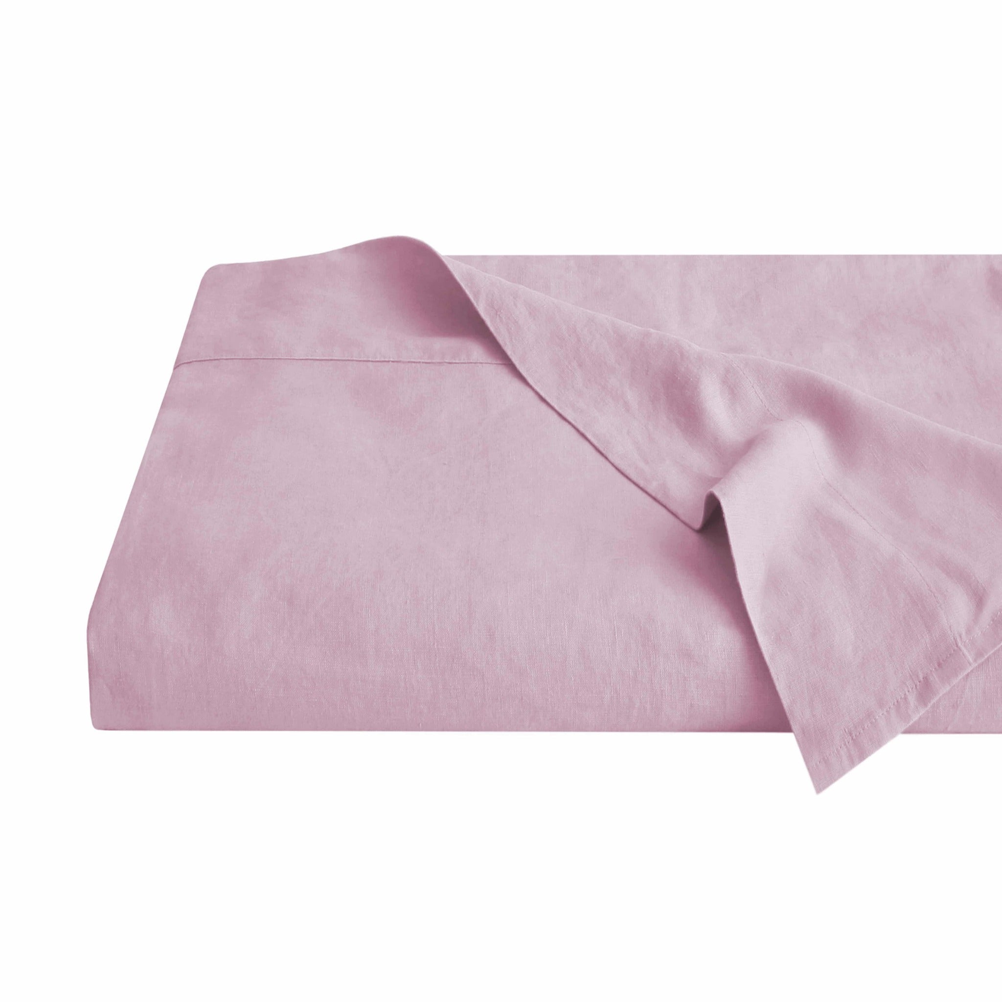 Pure Linen Fabric Curtains Clothing DIY Linen Fabric - Soft Pink - Linen Time #color_Soft Pink