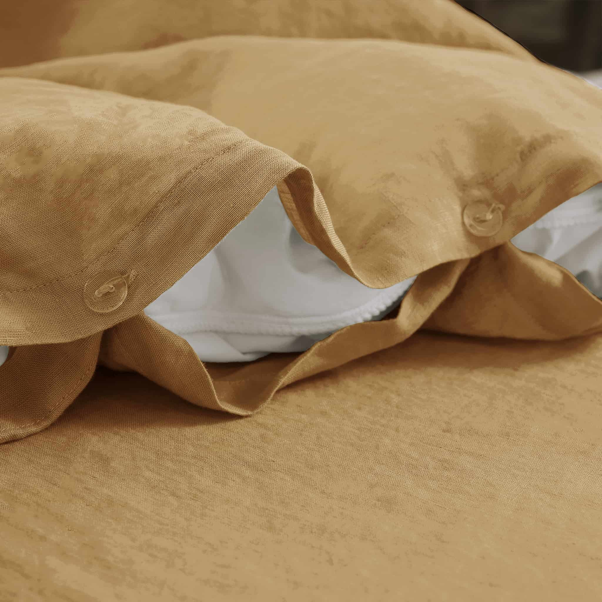 Sandy Beige Linen Duvet Cover - Linen Times