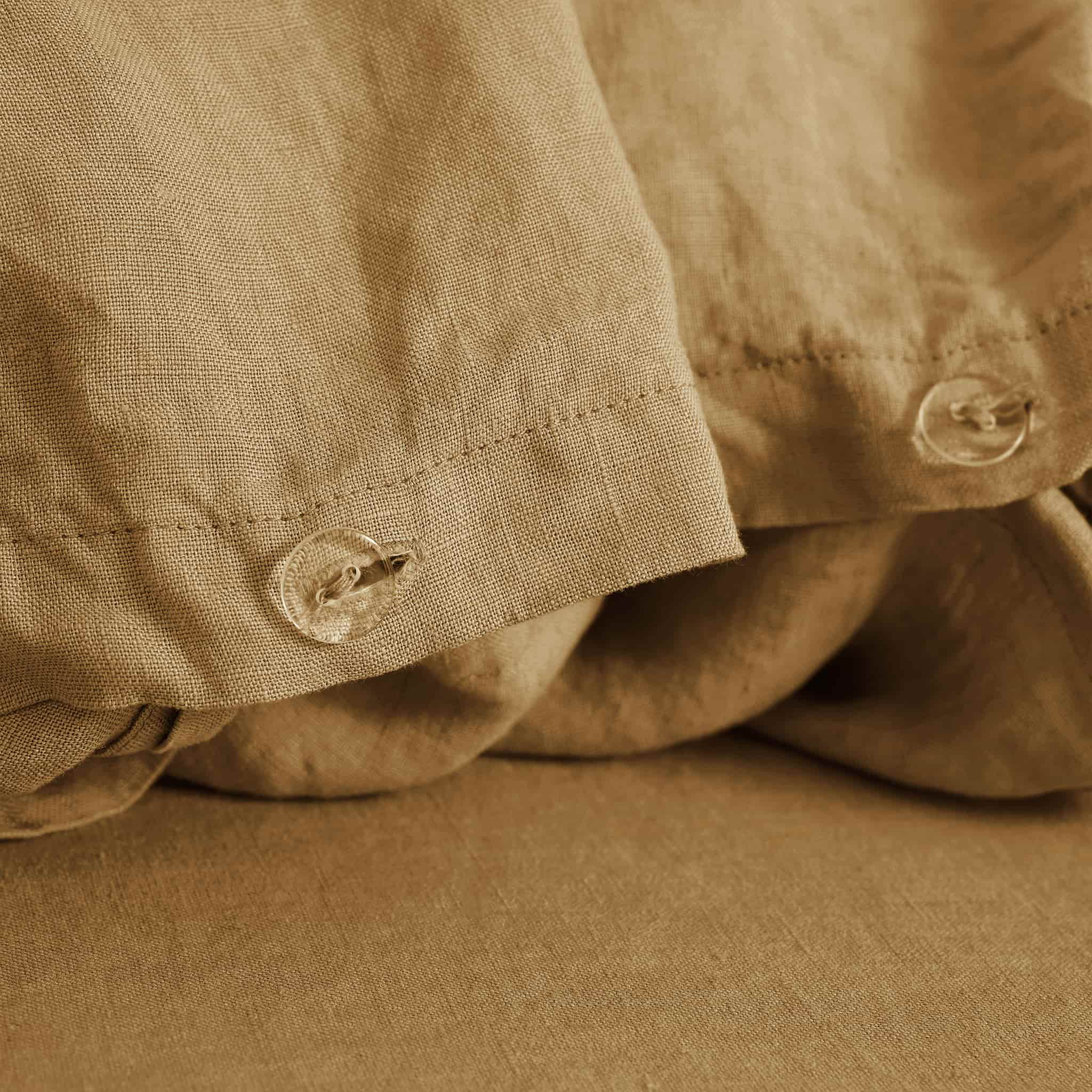 Sandy Beige Linen Duvet Cover - Linen Times