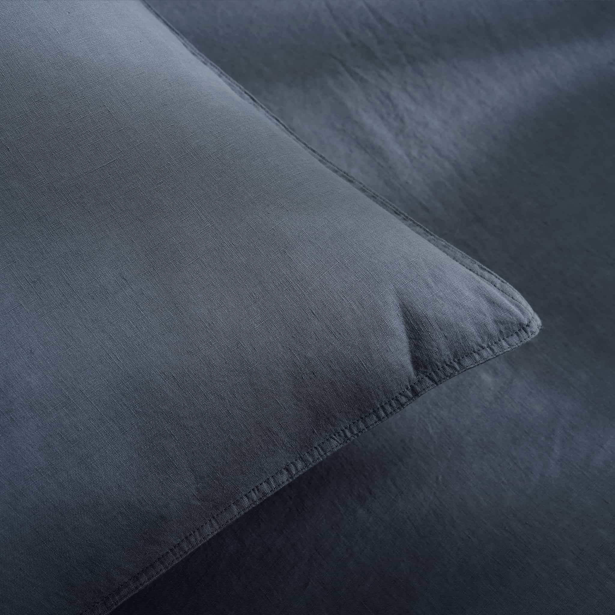 Silver Grey Linen Pillowcase Set (Set Of 2) - Linen Time