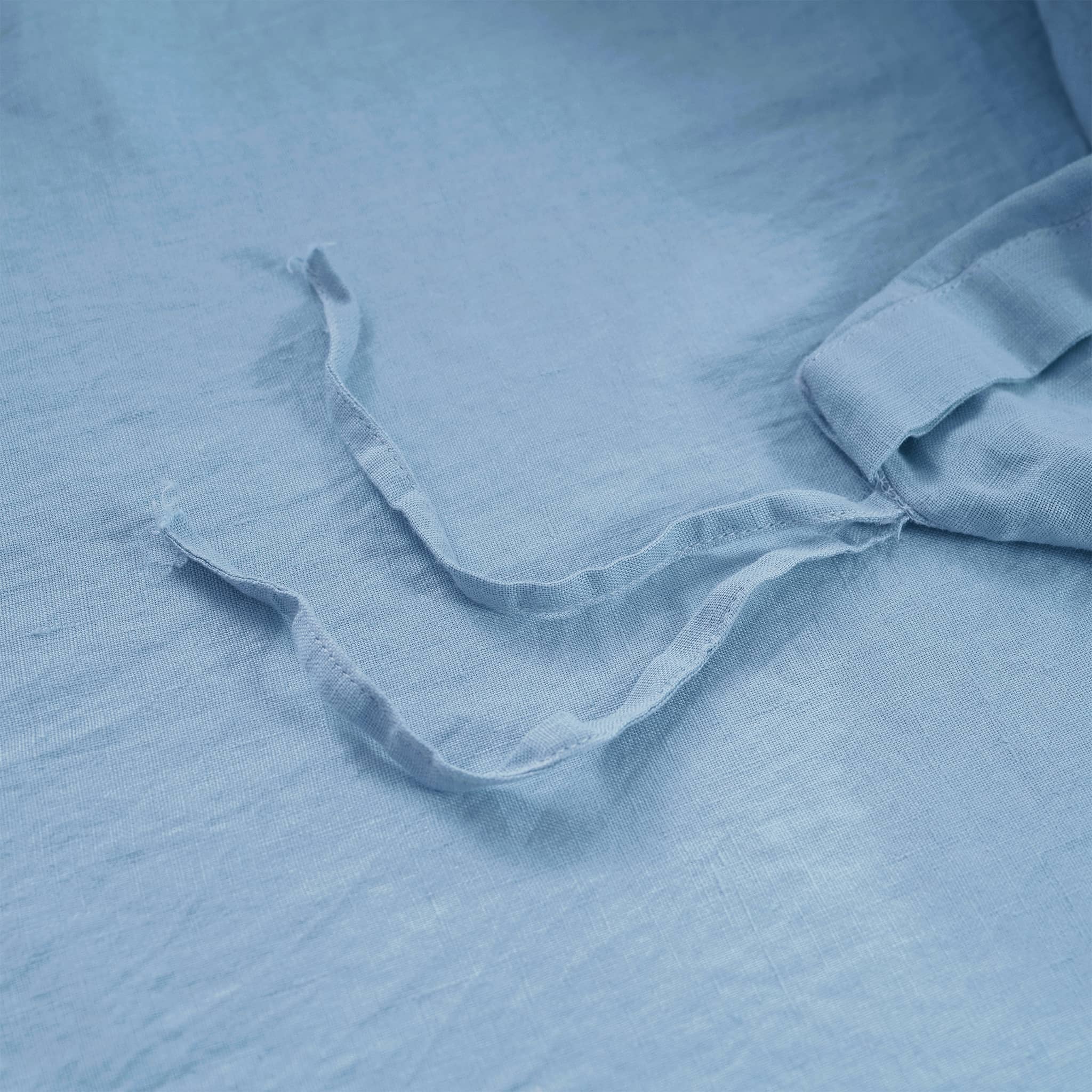 Sky Blue Linen Duvet Cover - Linen Times