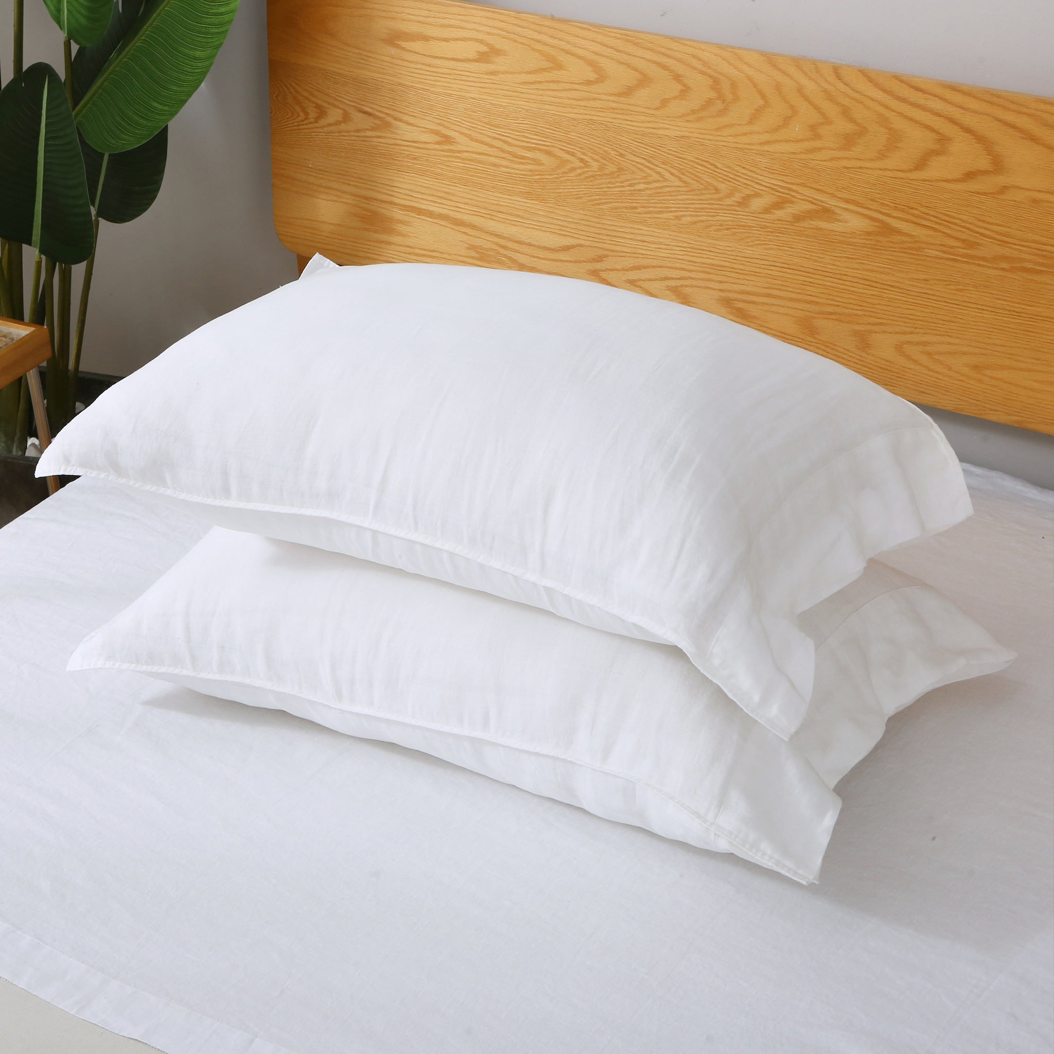 White Linen Duvet Cover Set - Linen Time