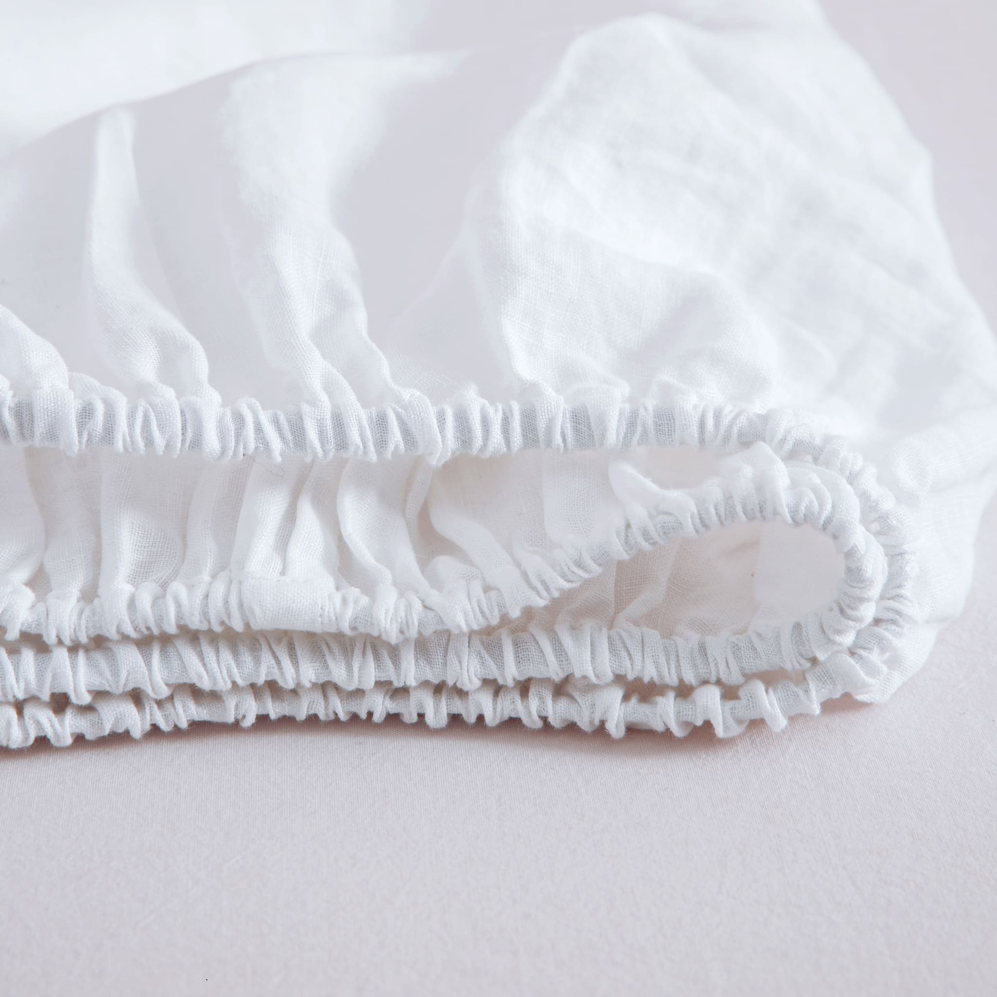 White Linen Sheet Set - Linen Time