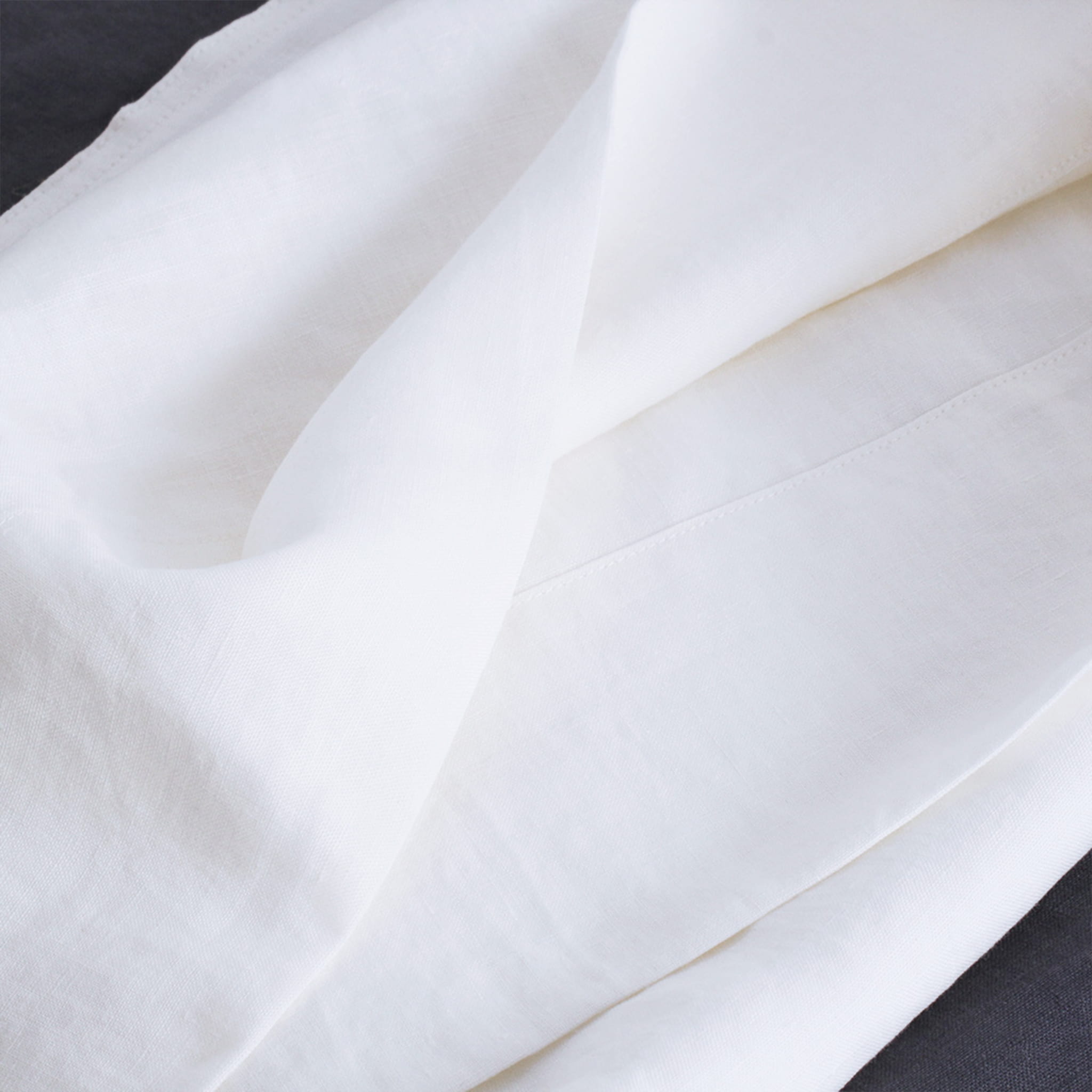 White Linen Sheet Set - Linen Time